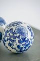 A & B Home 6-Piece Blue/White Decorative Sphere Set-1