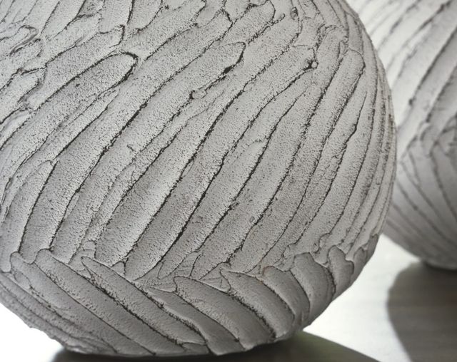 Signature Design by Ashley® Shelvie Distressed White 10" Vase-1