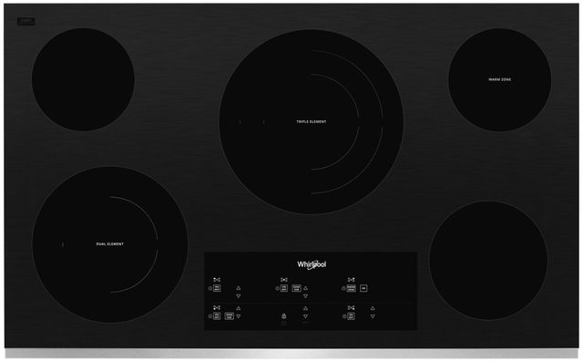 Whirlpool® 30" Stainless Steel Electric Cooktop