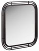 A.R.T. Furniture® Portico Matte Black Square Mirror-0