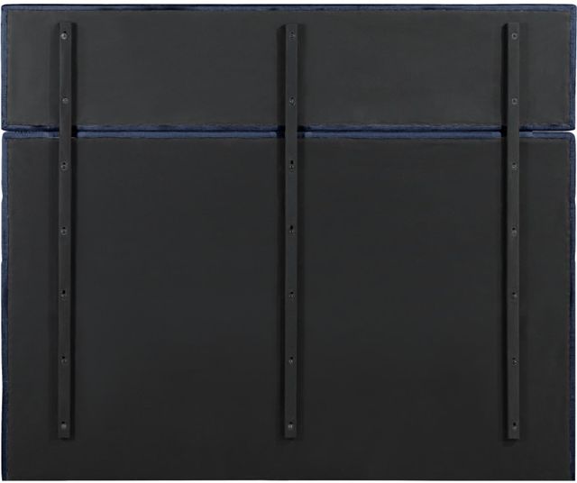 Meridian Furniture Adam Navy 71" King Upholstered Panel Bed-3