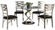 Furniture of America® Roxo 5-Piece Black/Silver Dining Set-0