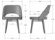 Amisco Scheila Cashew/Whisper Dining Side Chair-4