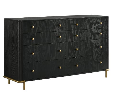 Coaster® Arini 5-piece Black/Natural Queen Bedroom Set-7