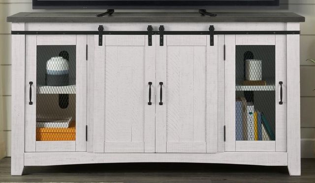 Martin Svensson Rustic Gray/White Media Console-0