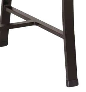 Sunset West La Jolla Espresso Metal Outdoor End Table-2