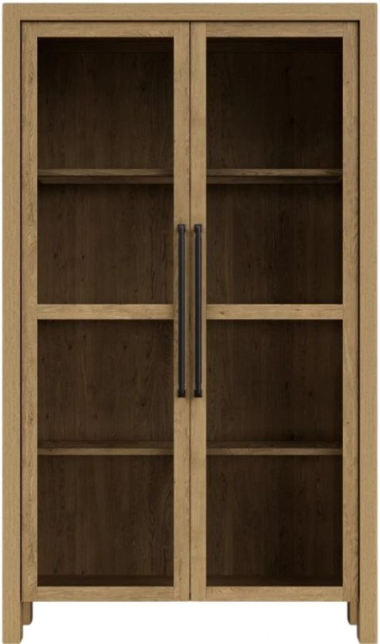 Riverside Furniture Davie Pale Oak Display Cabinet-2