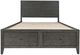 Jofran Inc. Maxton Stone Queen Panel Storage Bed-3