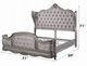 ACME Furniture Ausonia Antique Platinum Queen Panel Bed-2