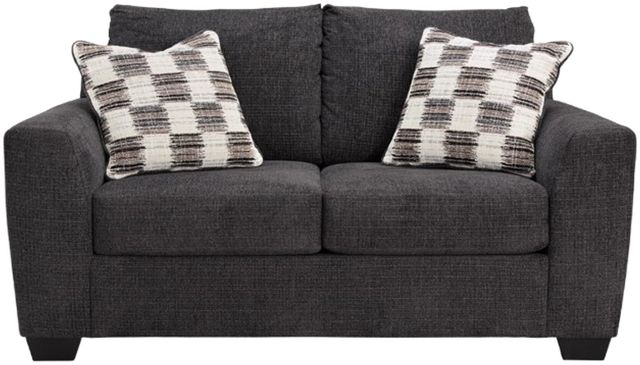 Benchcraft® Loreo Ebony Loveseat-1