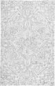 Feizy Belfort Ivory/Charcoal 5' x 8' Area Rug-0