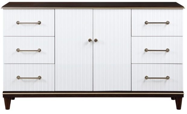 Homelegance® Niles Cherry/White Dresser-2