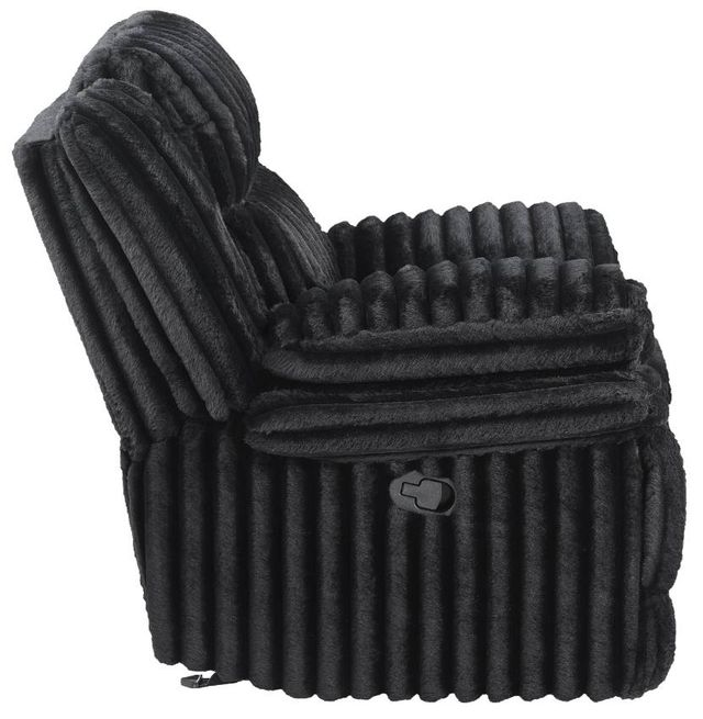 Homelegance® Goodland Black Manual Glider Reclining Chair-3