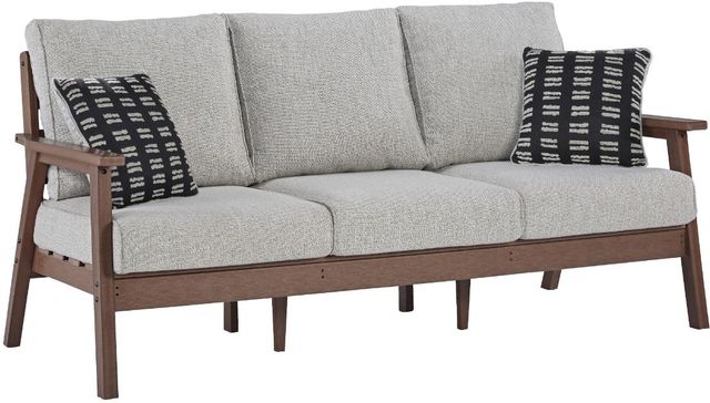 Signature Design by Ashley® Emmaline 4-Piece Beige/Brown Outdoor Sofa Set-1