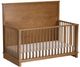 Elements International Wyller Oak Crib with Guard Rail-0