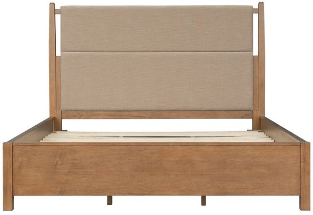 Flexsteel® Sagehill Brown King Upholstered Panel Bed-0