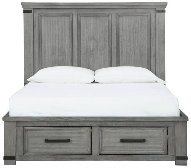 Signature Design by Ashley® Russelyn Gray Queen Storage Panel Bed-1