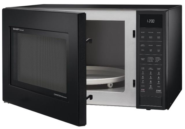 Sharp® 1.5 Cu. Ft. Black Countertop Microwave-3