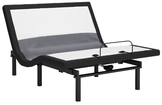 Sierra Sleep® By Ashley® Best Base Charcoal Gray Full Adjustable Base with Lumbar and Audio-0