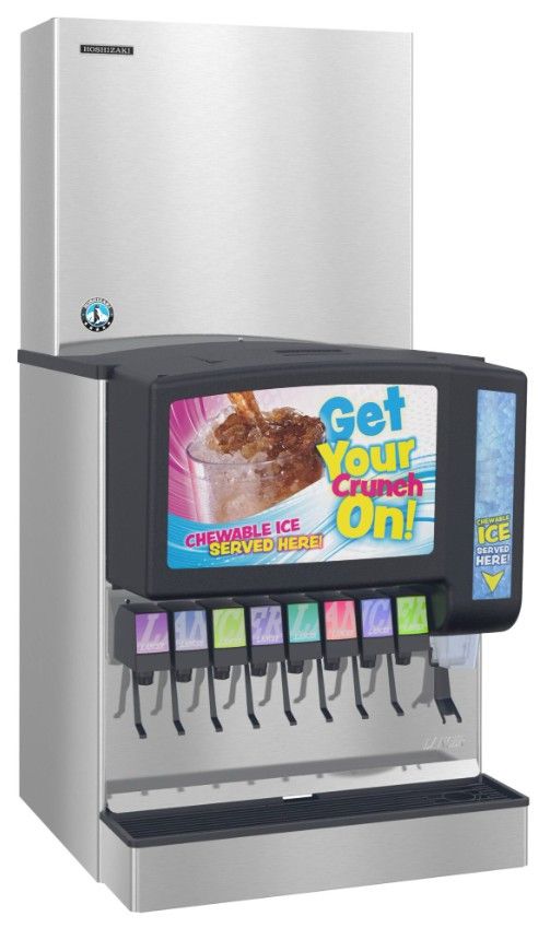 Hoshizaki Serenity Cubelet 30" 851 lb. Stainless Steel Remote-Cooled Icemaker-1