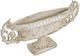 A & B Home Distressed White Pedestal Vase-0