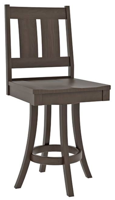 Country View Woodworking Customizable 24" Swivel Counter Chair-0