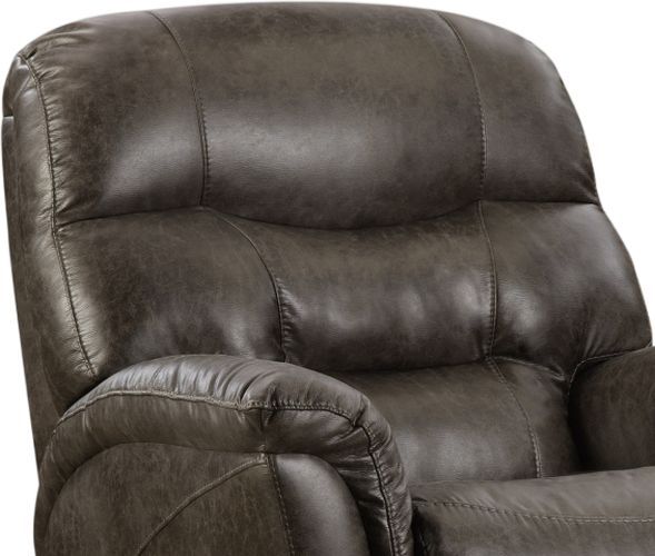 Stateside Seating Sierra Charcoal Manual Rocker Recliner-1