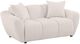 Coaster® Destino Greige Chenille Upholstered Splayed Arm Loveseat-0