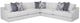 Franklin™ Alistair 3-Piece Cotton Curved Sectional-0