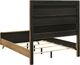 Coaster® Bennett Cream/Light Oak Youth Full Upholstered Panel Bed-5