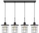 Cal® Lighting & Accessories Silverton 4-Light Dark Bronze Pendant-1