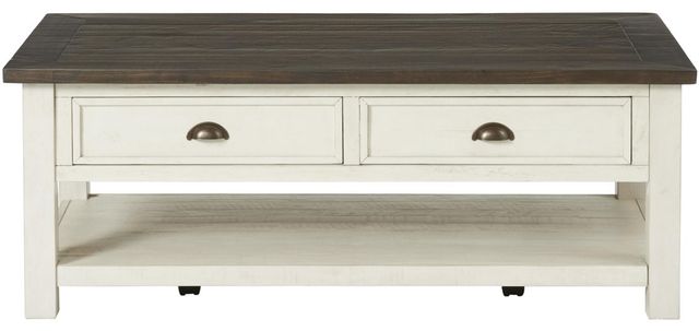 Martin Svensson Monterey Brown Coffee Table with White Base-2