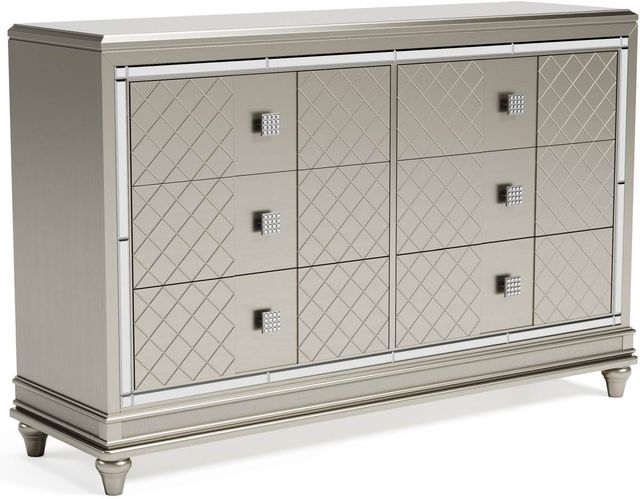 Signature Design by Ashley® Chevanna Platinum Dresser-0