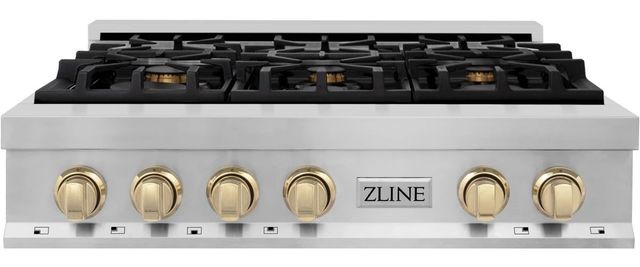 ZLINE Autograph Edition 36" Stainless Steel Gas Rangetop-0