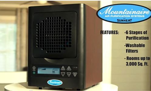 Mountainaire by Sunheat® 11" Brown Air Purifier-1