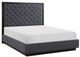 Mazin Furniture Larchmont Charcoal Queen Bed-1