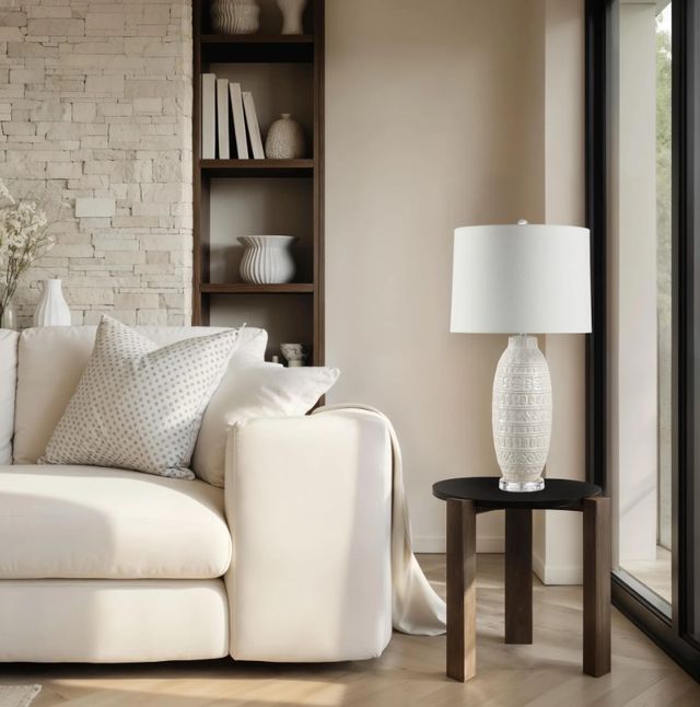 Renwil® Everren Sereno White Table Lamp-1