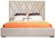 VIG Furniture Modrest Eldora Beige/Brushed Brass California King Panel Bed-1