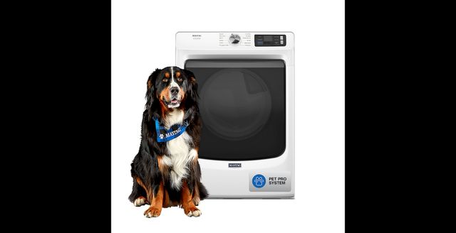 Maytag® Pet Pro System 7.4 Cu. Ft. White Front Load Gas Dryer-3