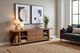 aspenhome® Latitude Brushed Bourbon 84'' Console with 2-Drawers-1