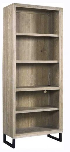 aspenhome® Harper Point Bleached Khaki Open Bookcase