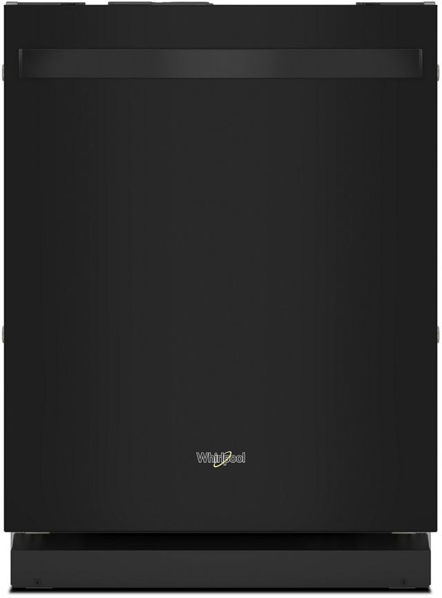 Whirlpool® 24" Black Top Control Built In Dishwasher-0