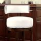 Furniture of America® Shirley 2-Piece Dark Oak/White Counter Stool Set-1