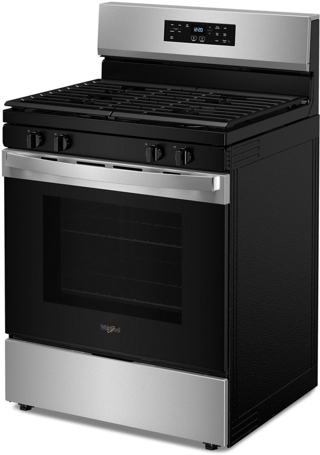 Whirlpool® 30" Stainless Steel Freestanding Gas Range-2