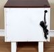 Furniture of America® Meredith Dark Walnut/White Nightstand-3
