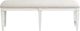 Magnussen Home® Willowbrook Egg Shell White/Natural Upholstered Dining Bench-1