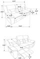 Coaster® Greer 2-Piece Taupe Manual Reclining Living Room Set-2
