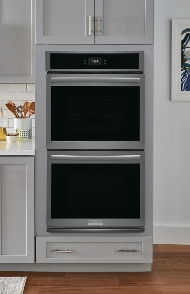 Frigidaire Gallery 27" Smudge-Proof® Black Stainless Steel Double Electric Wall Oven-7