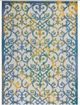 Nourison Home™ Aloha Ivory/Navy 5'x8' Style 67 Area Rug-0