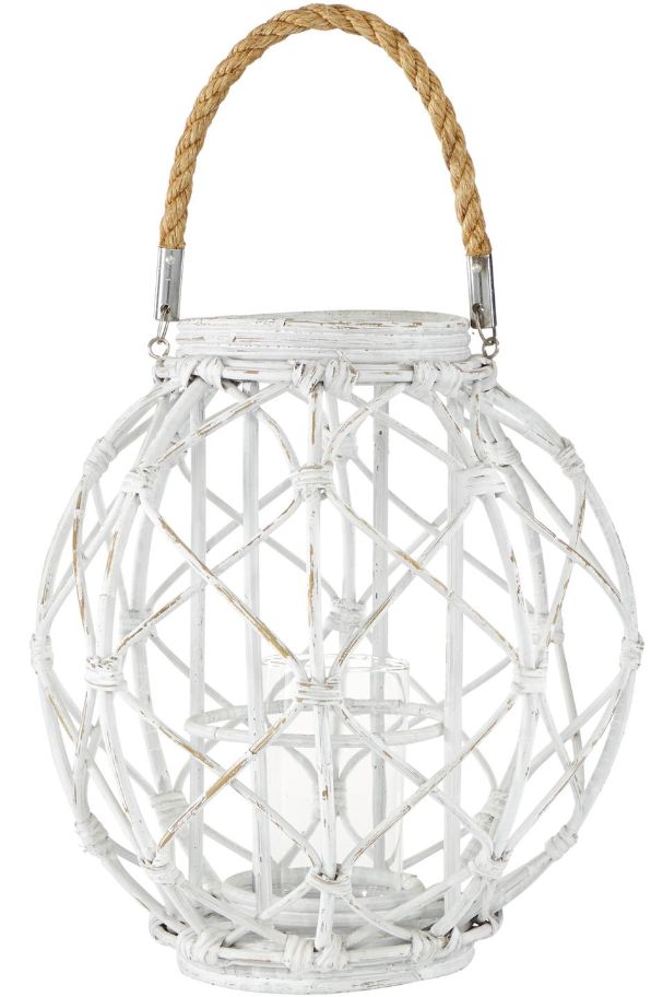 Deco Marche White Candle Lantern-2